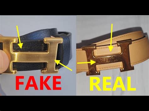 hermes belt real vs fake